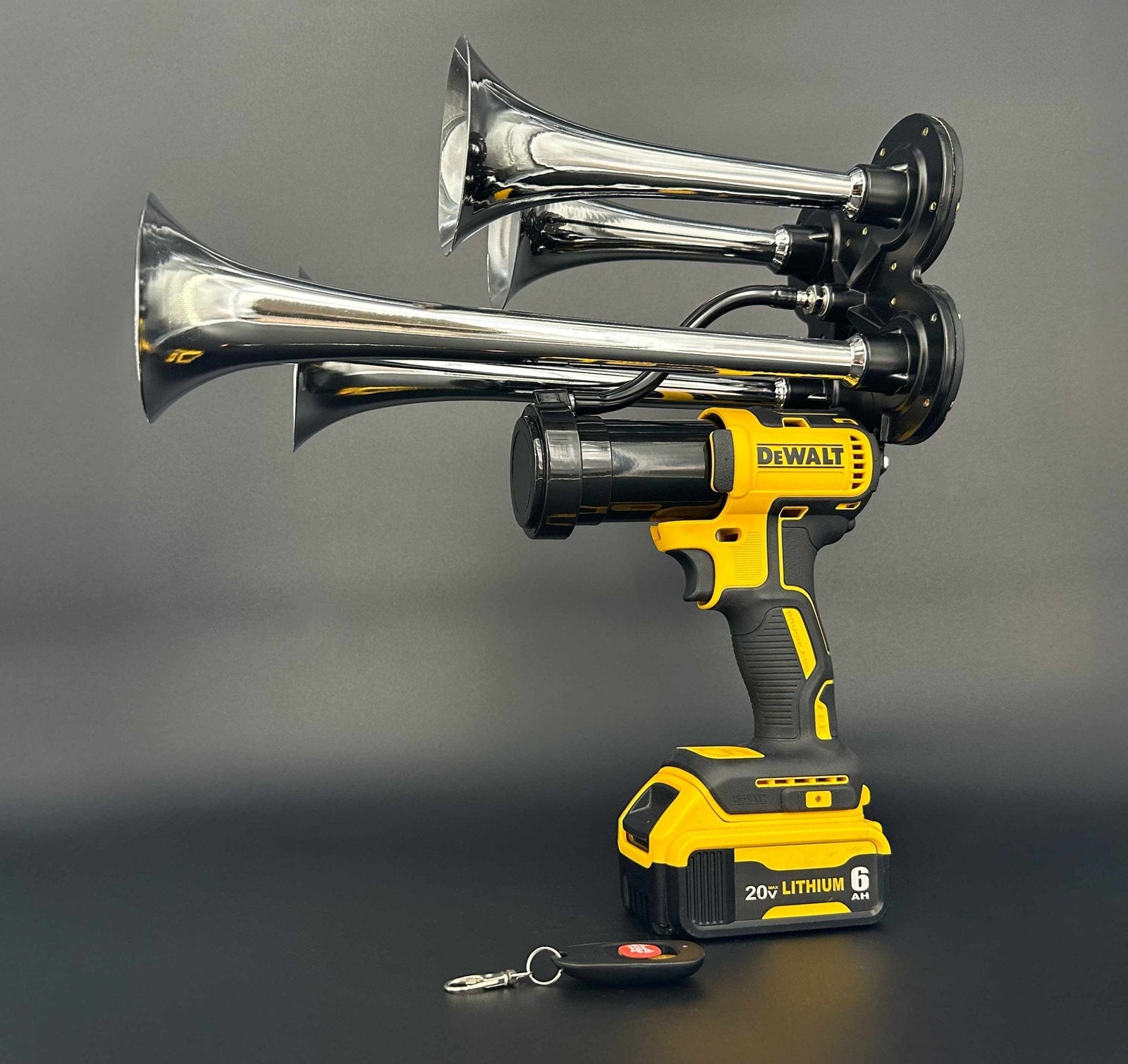 DeWalt Train Horn with chrome trumpets and remote control - view 10