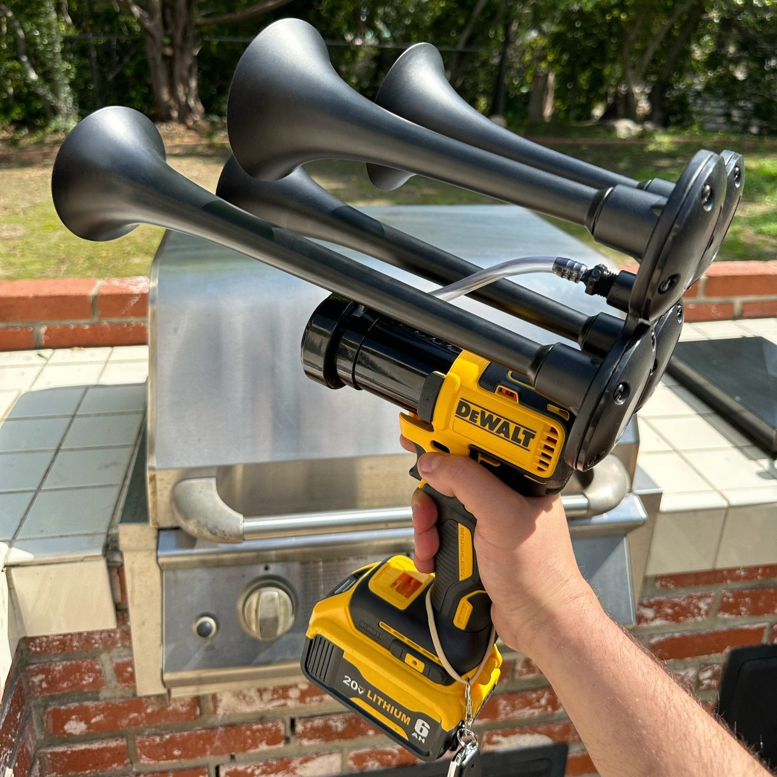 DeWalt Train Horn in hand - view 7