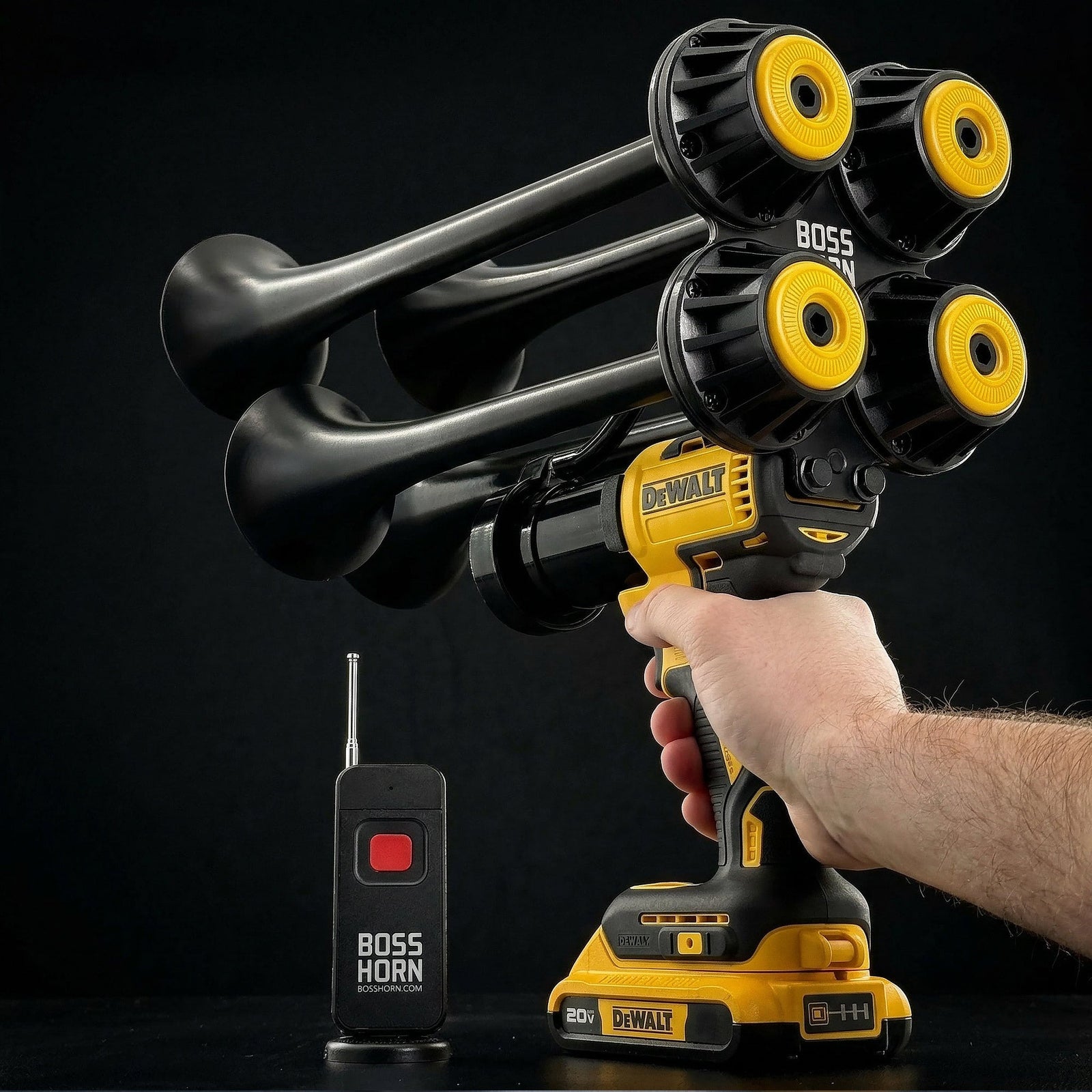 DeWalt Train Horn - Boss Series (New 2026 Model) - BossHorn - dark - view 12