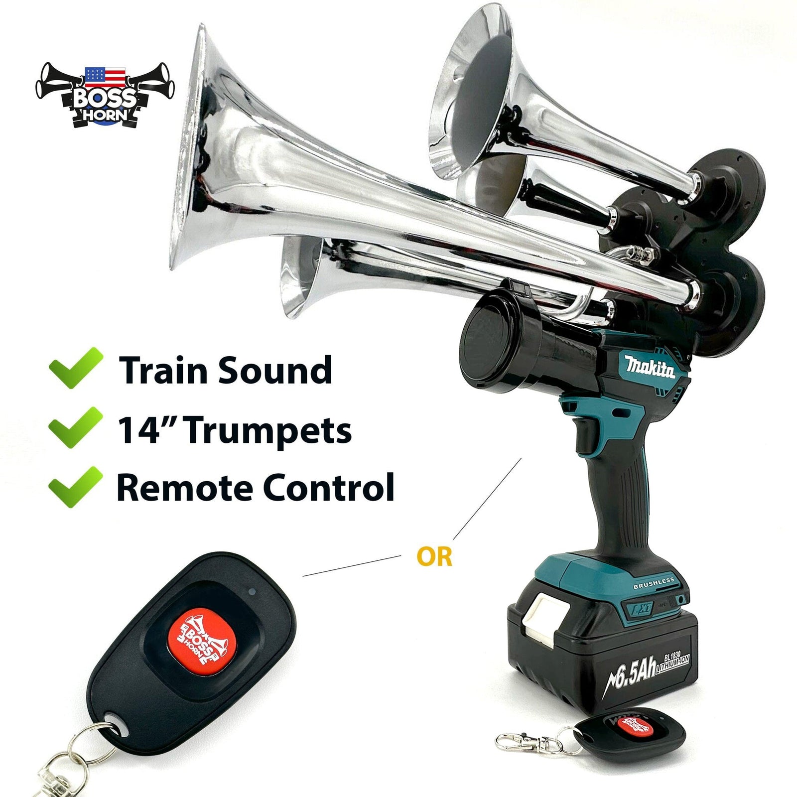 Makita Train Horn: Quad - BossHorn - view 6