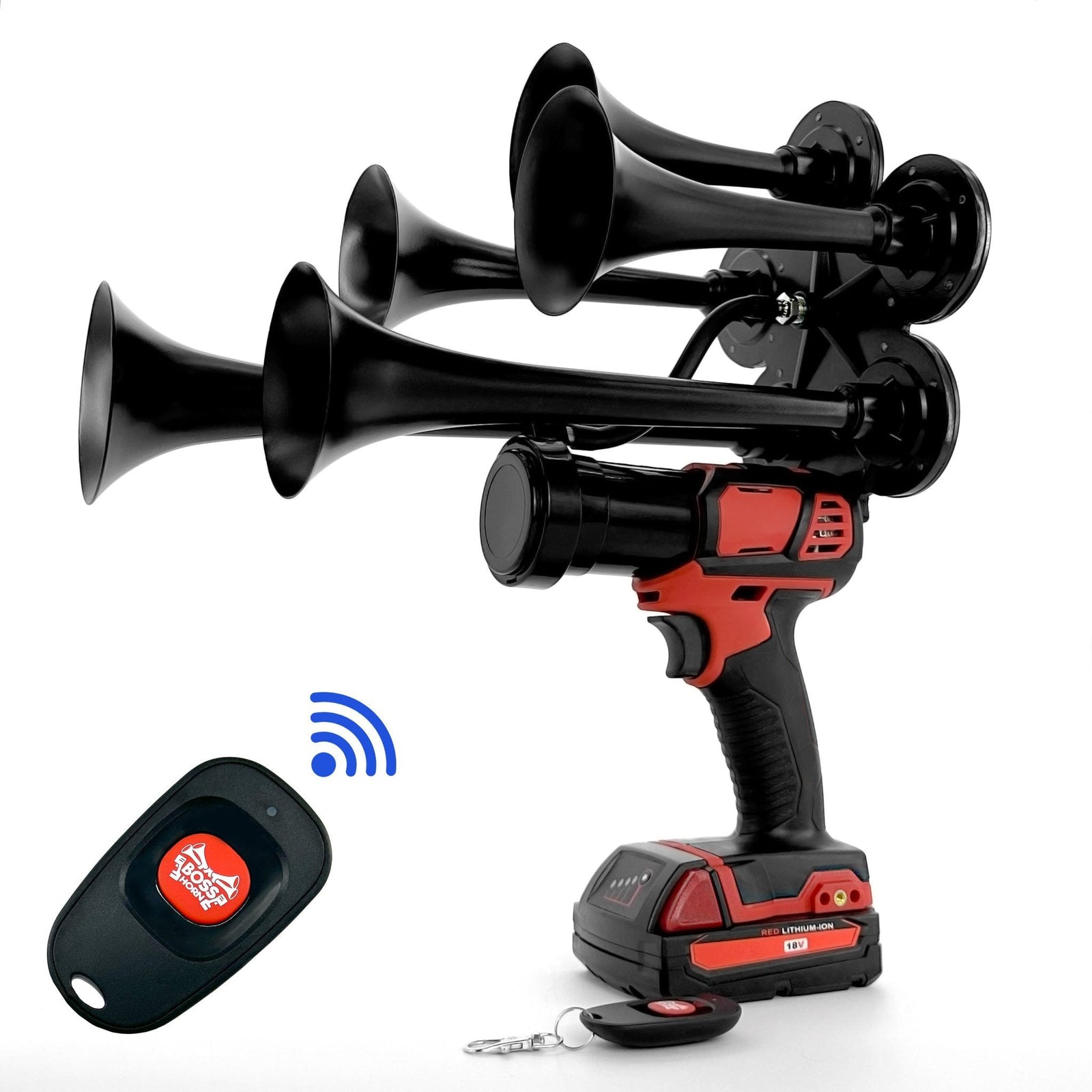 5-Trumpet Train Horn for Milwaukee® 18v Battery - view 1