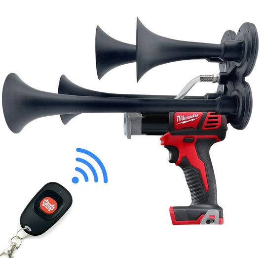 Quad Trumpets Milwaukee Train Horn Drill