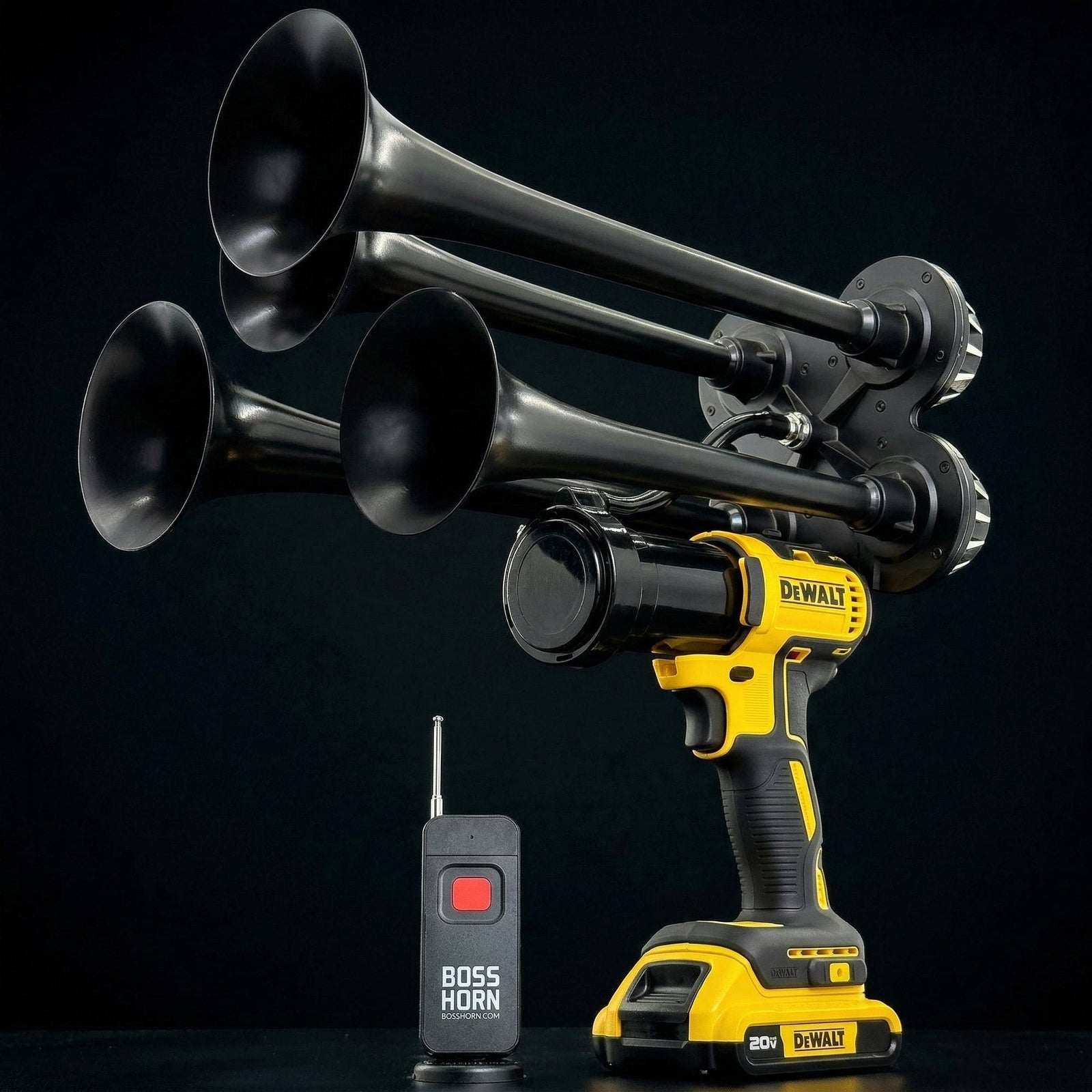DeWalt Train Horn - Boss Series (New 2026 Model) - BossHorn - dark - view 10