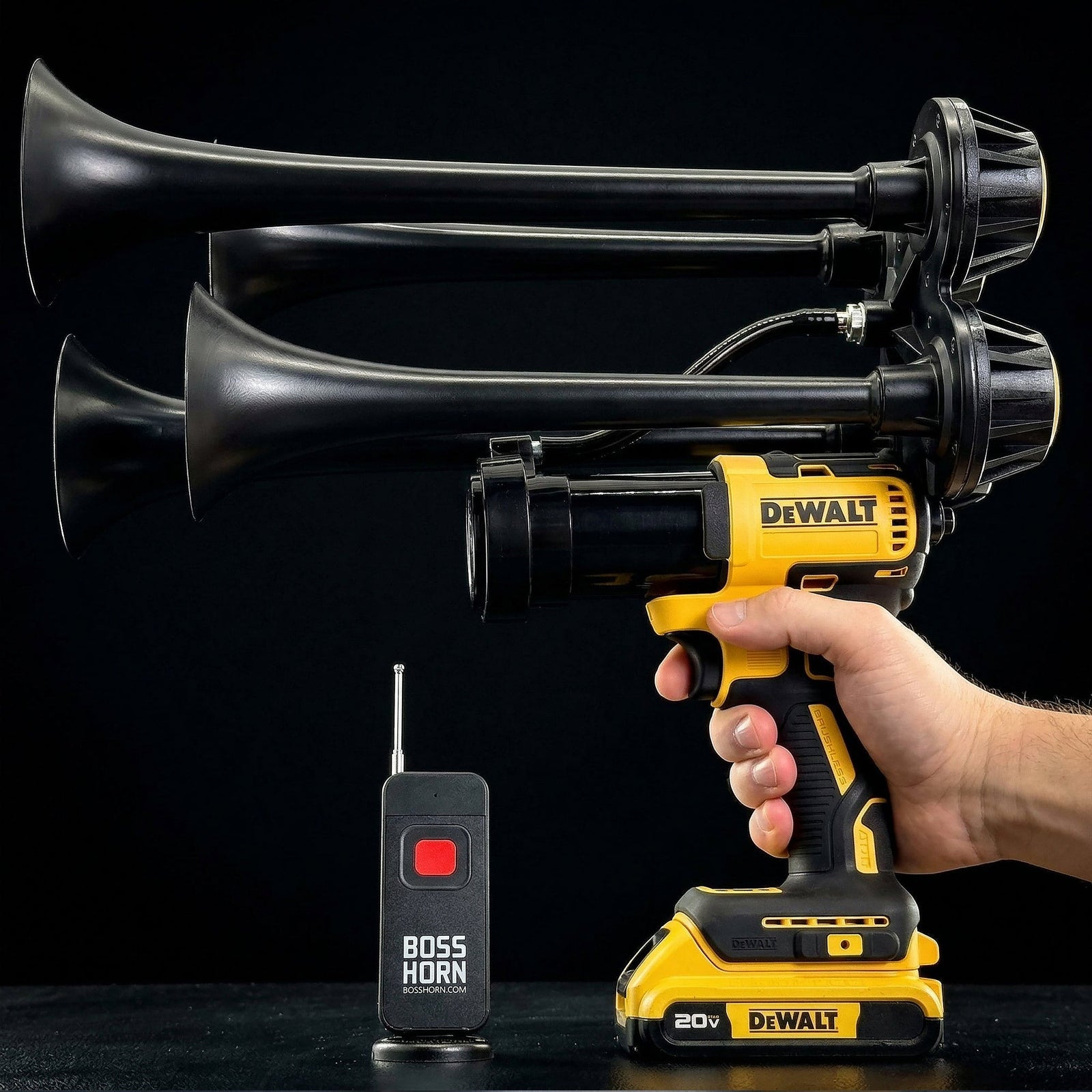 DeWalt Train Horn - Boss Series (New 2026 Model) - BossHorn - dark - view 14