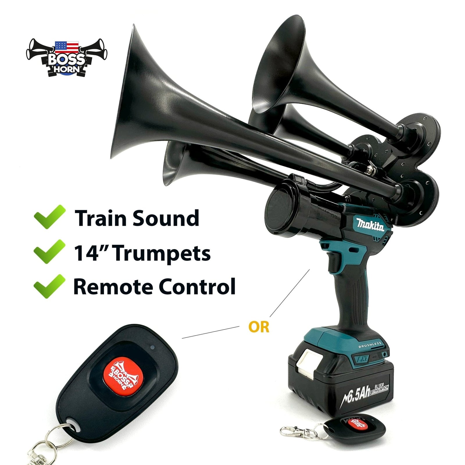 Makita Train Horn: Quad - BossHorn - view 2