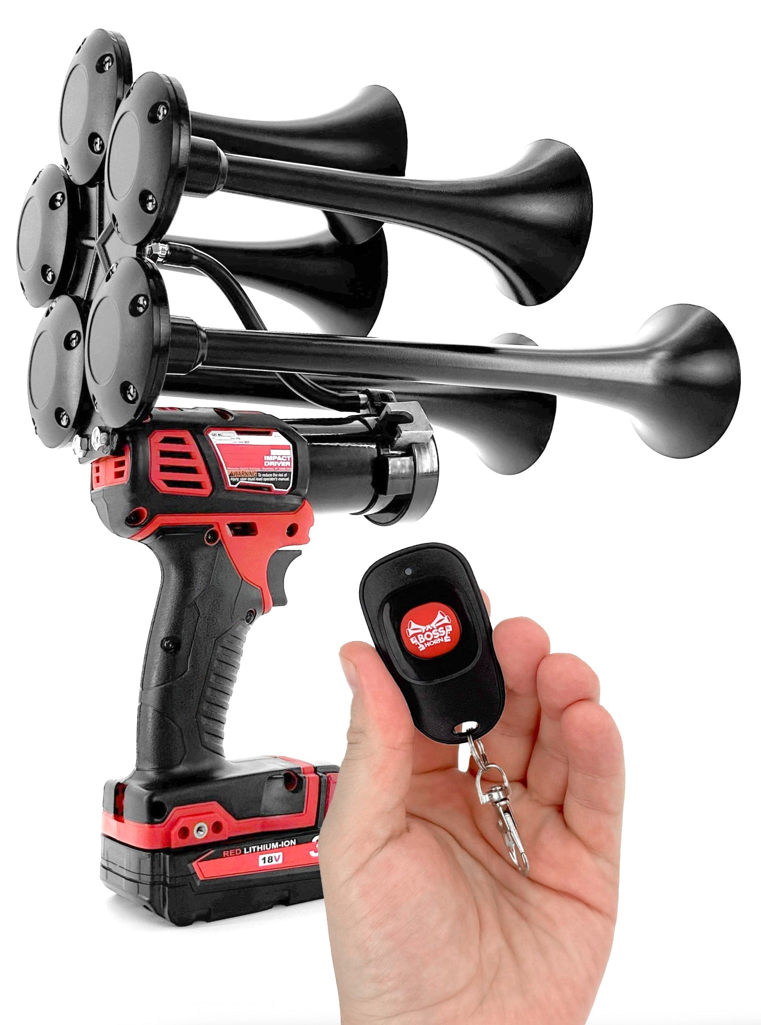 5-Trumpet Train Horn for Milwaukee® 18v Battery - view 9