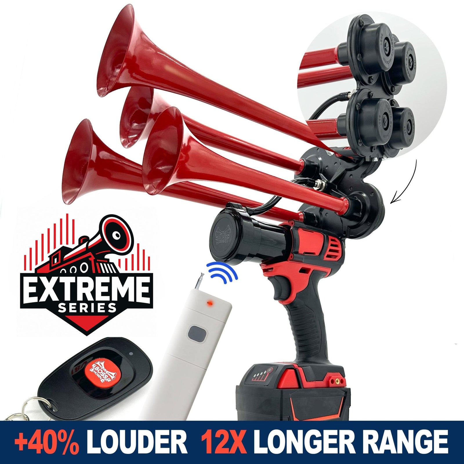Extreme Series Train Horn for Milwaukee® 18v Battery - view 16