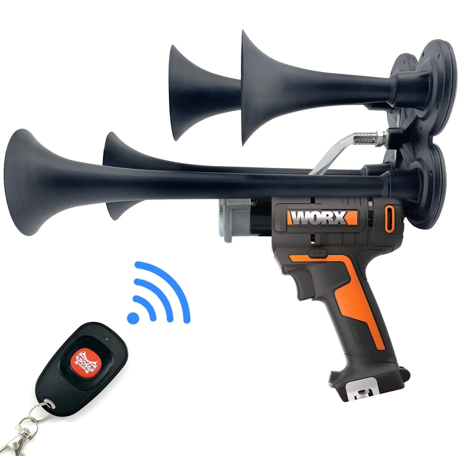 Worx Train Horn: Quad Air Horn - BossHorn - view 1