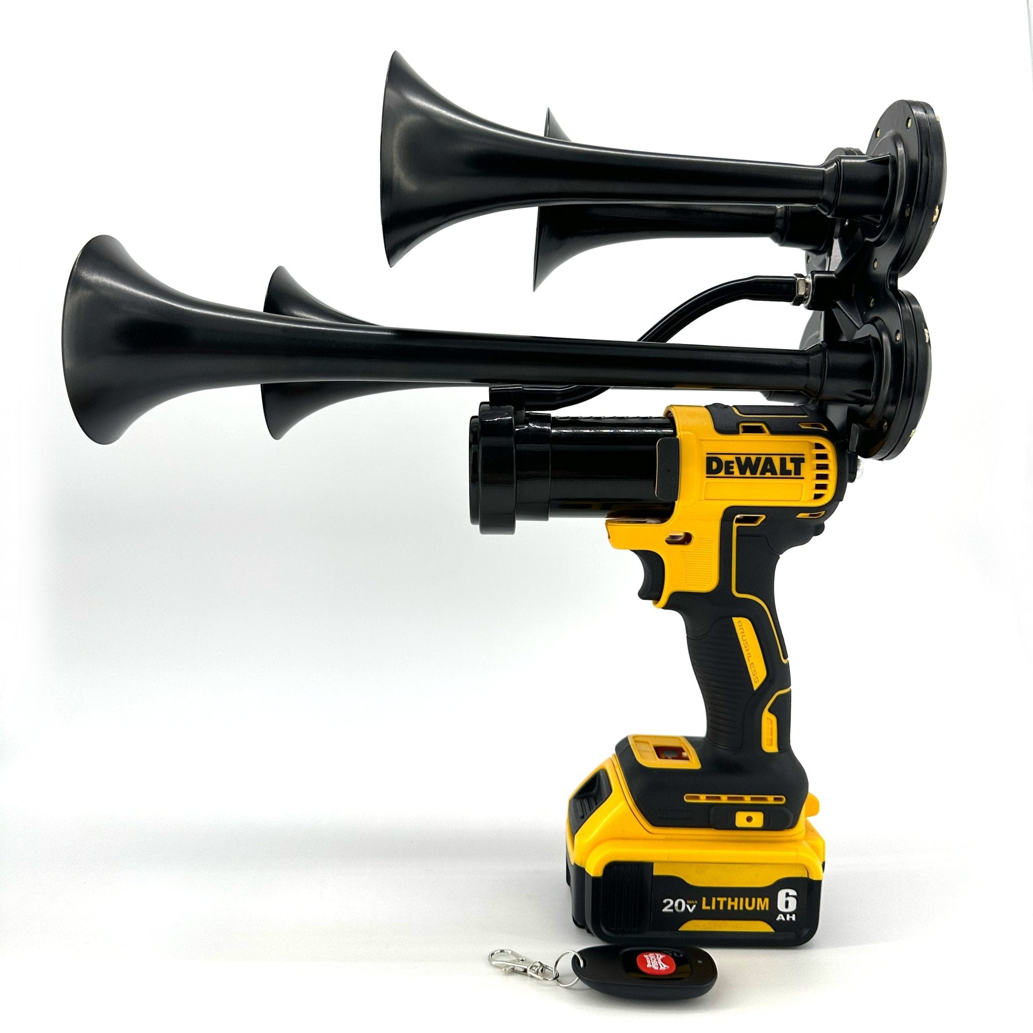 DeWalt Train Horn. Portable Impact Air Horn with Remote Control